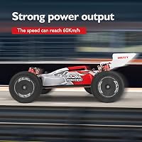 Goolsky Wltoys XKS 144001 RC Autó 60km/h 1/14 4WD Verseny Buggy Piros 5