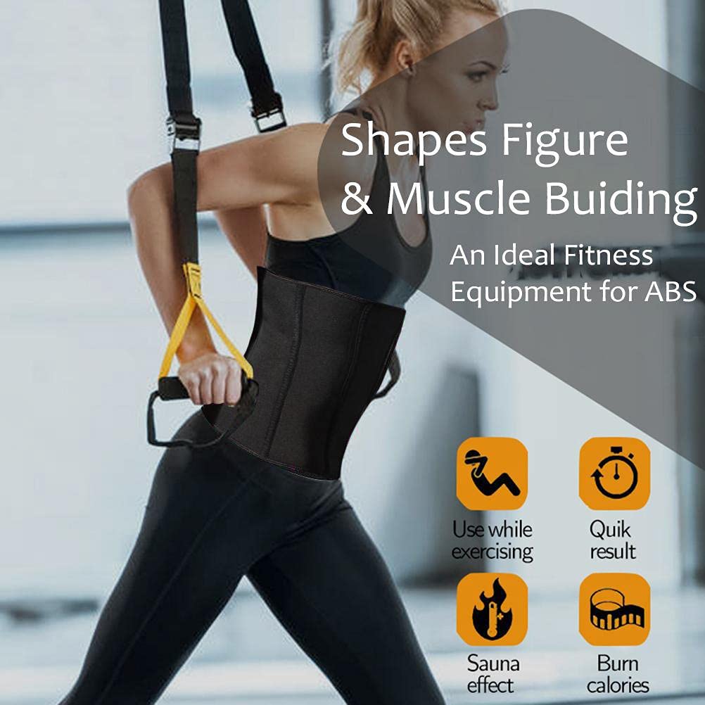 Waist Trainer pas wyszczuplający, damski, pas do odchudzania, sportowy efekt sauny, gorset talii, pas do sauny, dla kobiet i mężczyzn