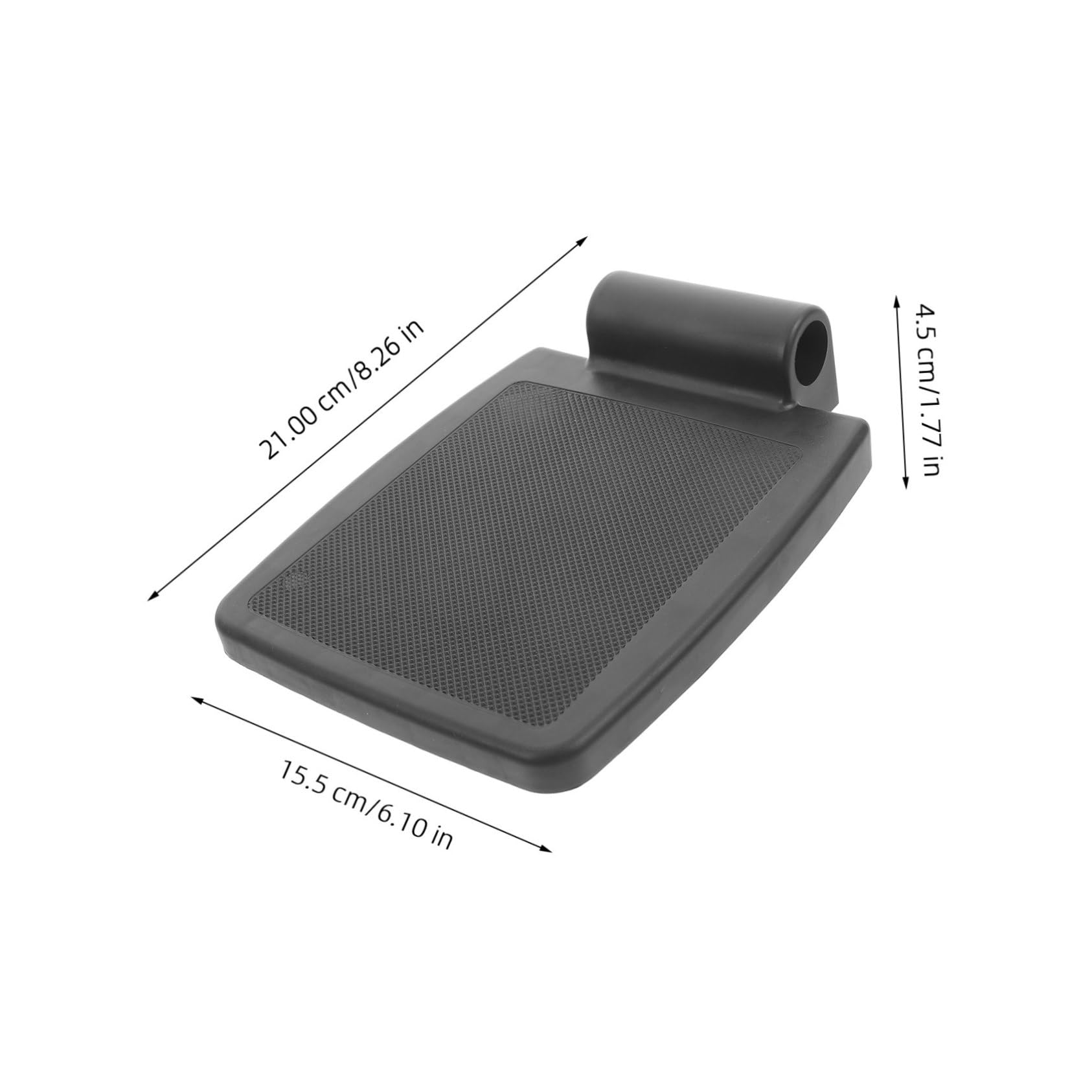 Reposapies de Silla de Ruedas 2 Piezas, Accesorio para Silla de Ruedas en Pp Negro, Antideslizante y Seguro, para Usuarios y Cuidadores