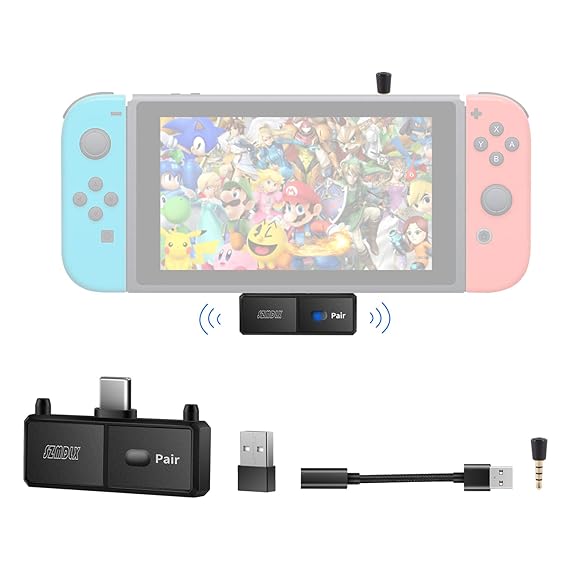 SZMDLX Bluetooth Audio Adapter for PS4, Type C/USB Bluetooth 5.0