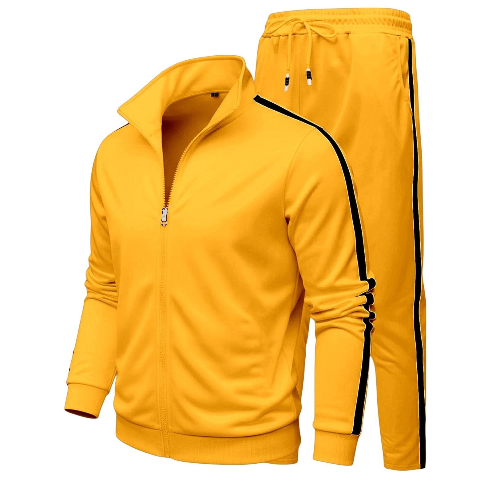 Générique Set da uomo 2 pezzi in cotone con scollo rotondo, pantaloncini per il tempo libero stagione calda fitness morbido ampio traspirante alla moda elegante riposo casa A45