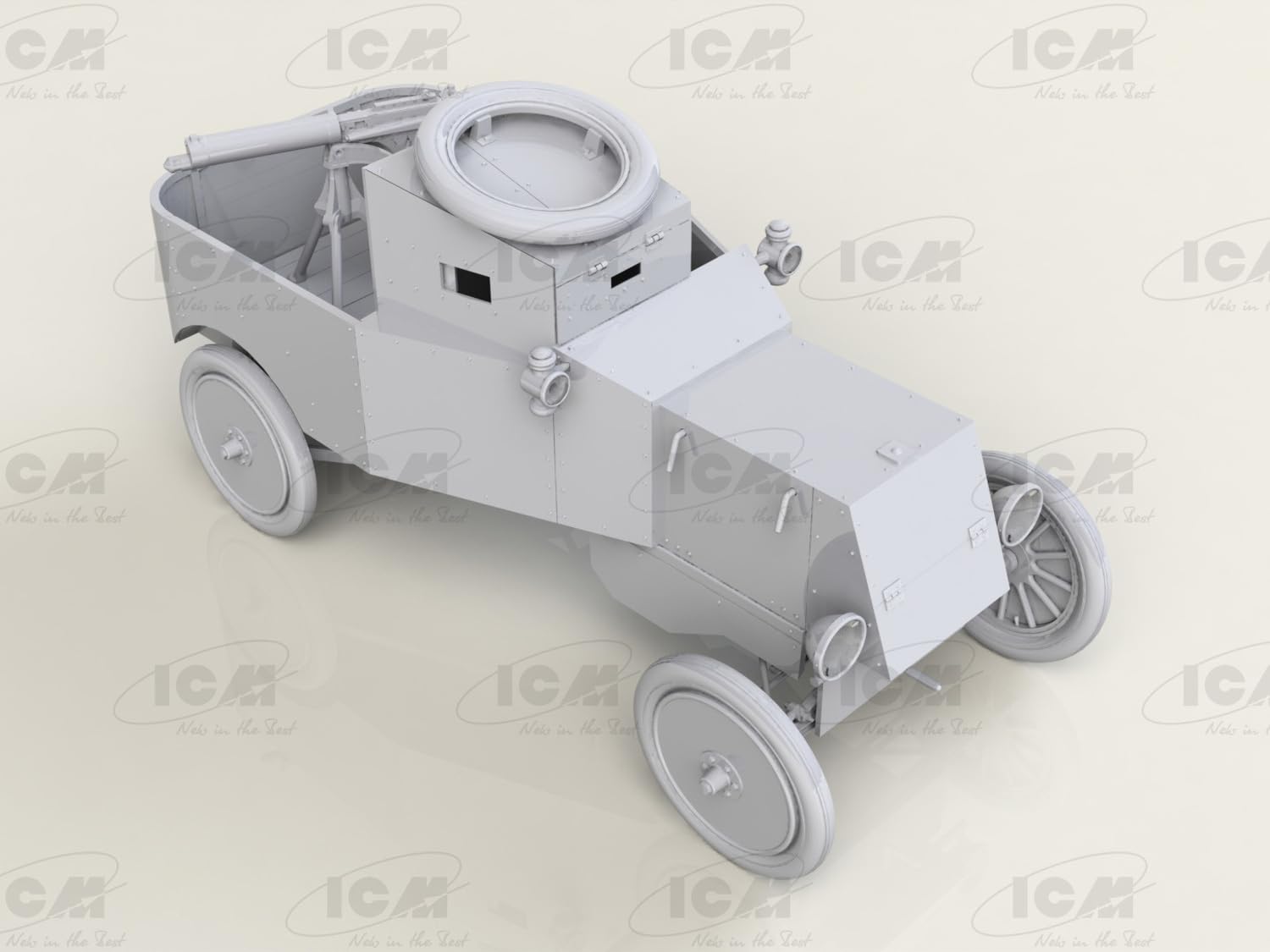 ICM ICM35669-1:35 Modell T RNAS Panzer Auto