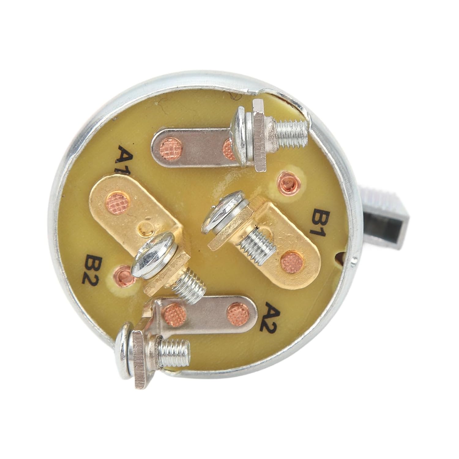 50A 12V Heavy Duty Metal Rotate Switch with 3 Buttons, Sturdy Scratch, Easy Installation, for Truck Winch Snowplow Dump Truck, Replaces OE 75712 04 75712 04BX