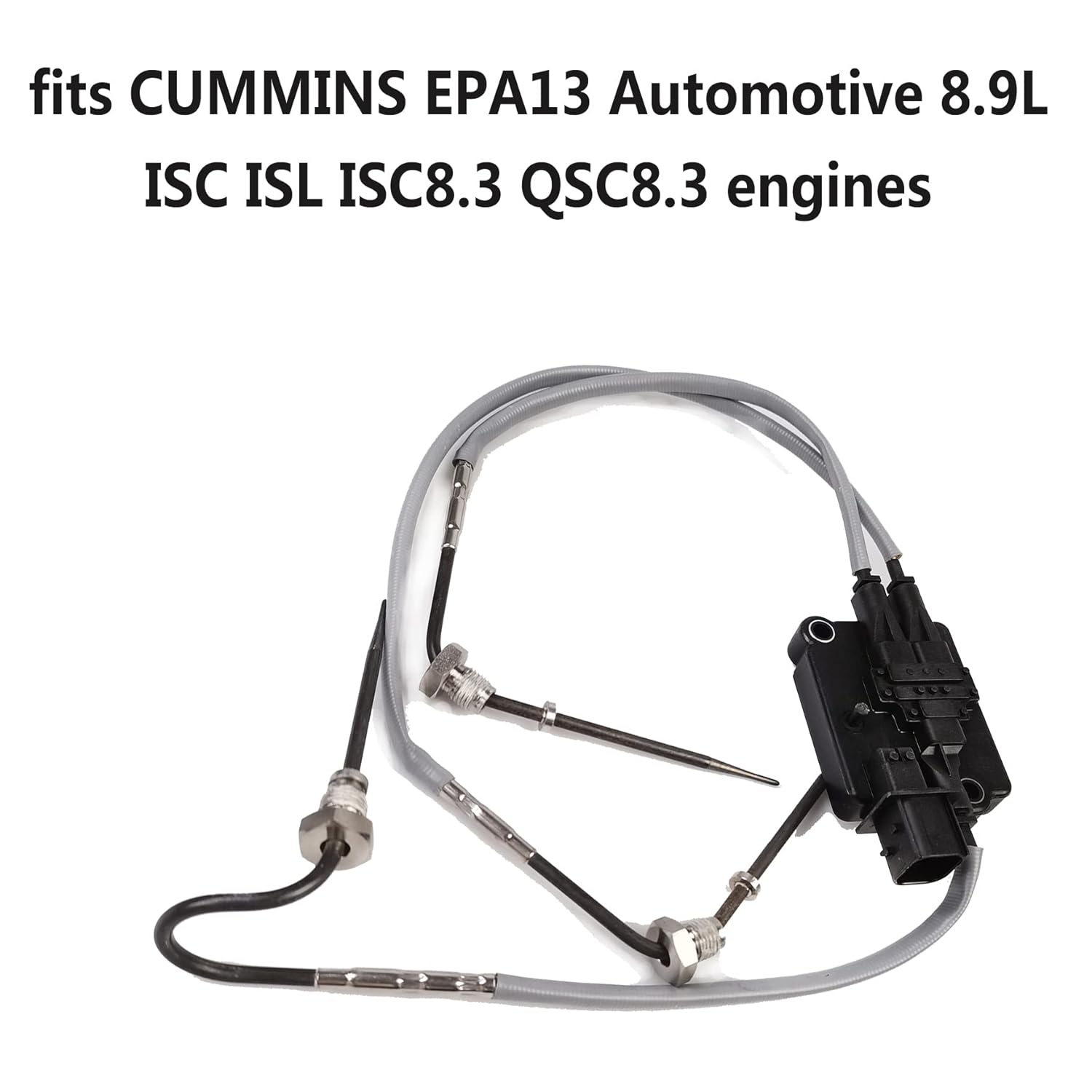 5461615 DEF Exhaust Gas Temperature Sensor EGT Sensor DPF Sensor fits Cummins EPA13 Automotive 8.9L ISC ISL ISC8.3 QSC8.3 Engines Triple Probes