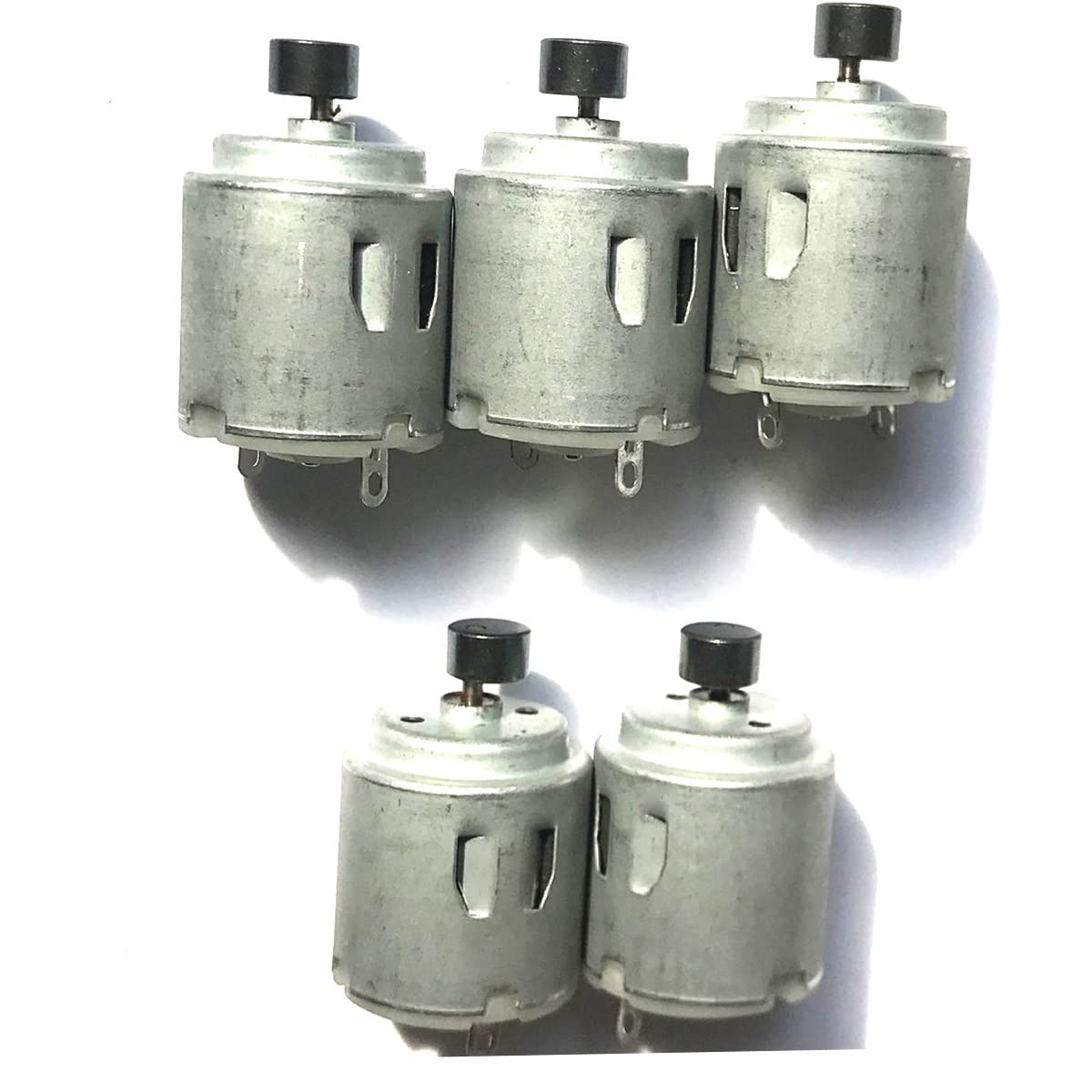 Mini Vibration Motor 130 Mini Vibration Motor DC 1.5-3V 5200RPM for Electric Toys Replacement - (3 Pcs)