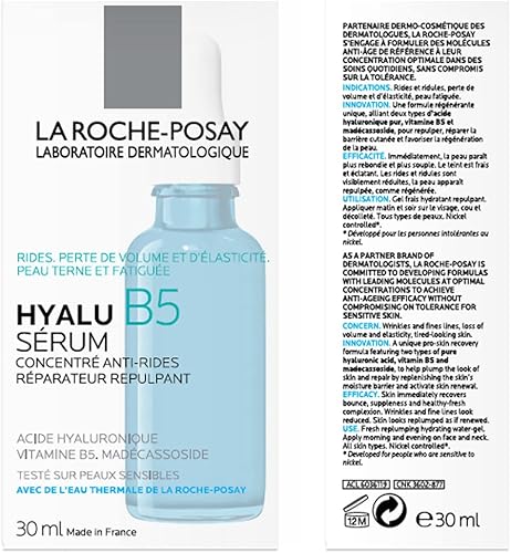 Miniatura 2 de La Roche-Posay Hyalu B5 - Suero de ácido hialurónico puro para cara con vitamina B5 suero antienvejecimiento para líneas finas y arrugas suero
