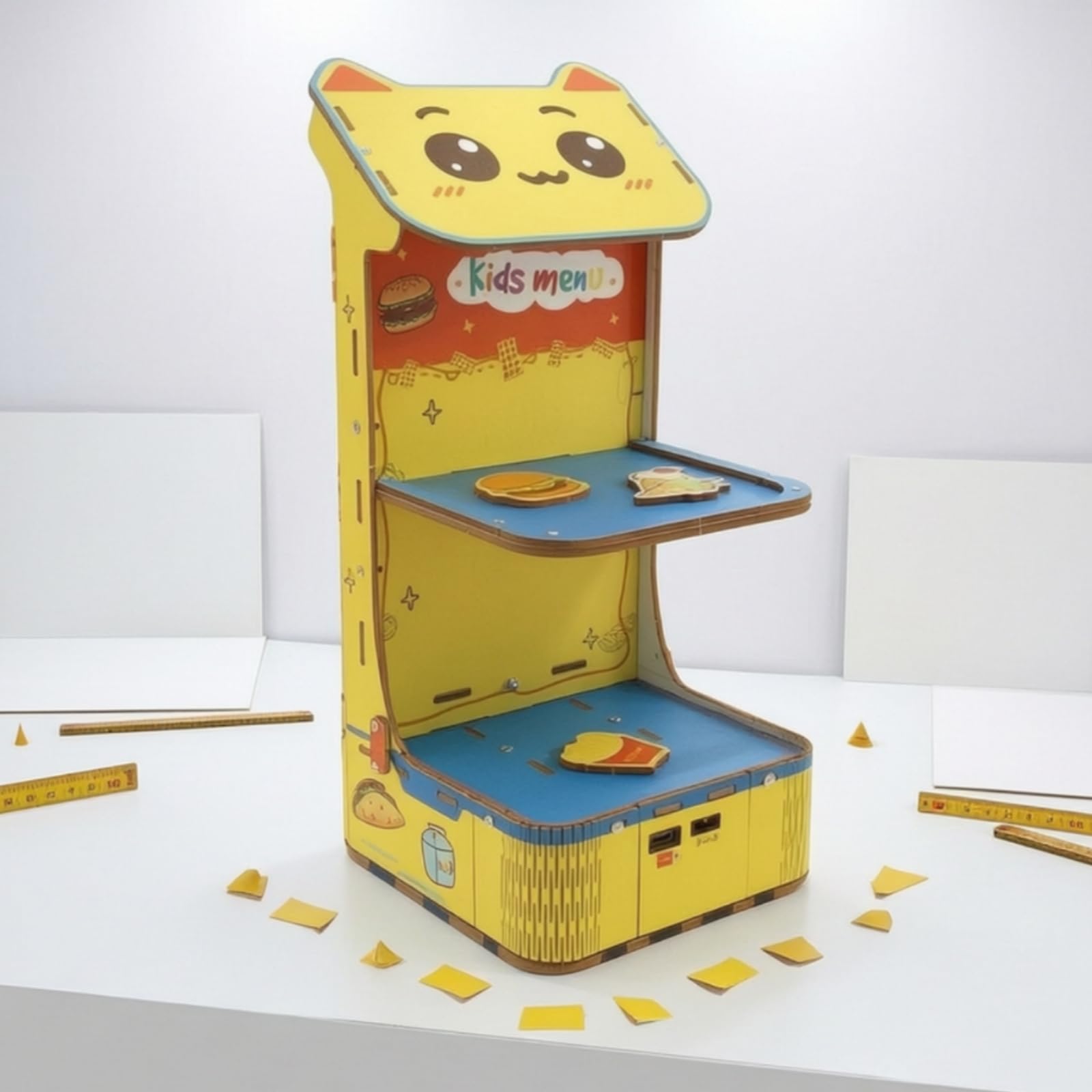 Perfeclan Robot Educativo de Ciencia Juego DIY de Robótica Robot de Entrega Ensamblable Madera con Componentes Completos y Mando a Distancia Adecuado para