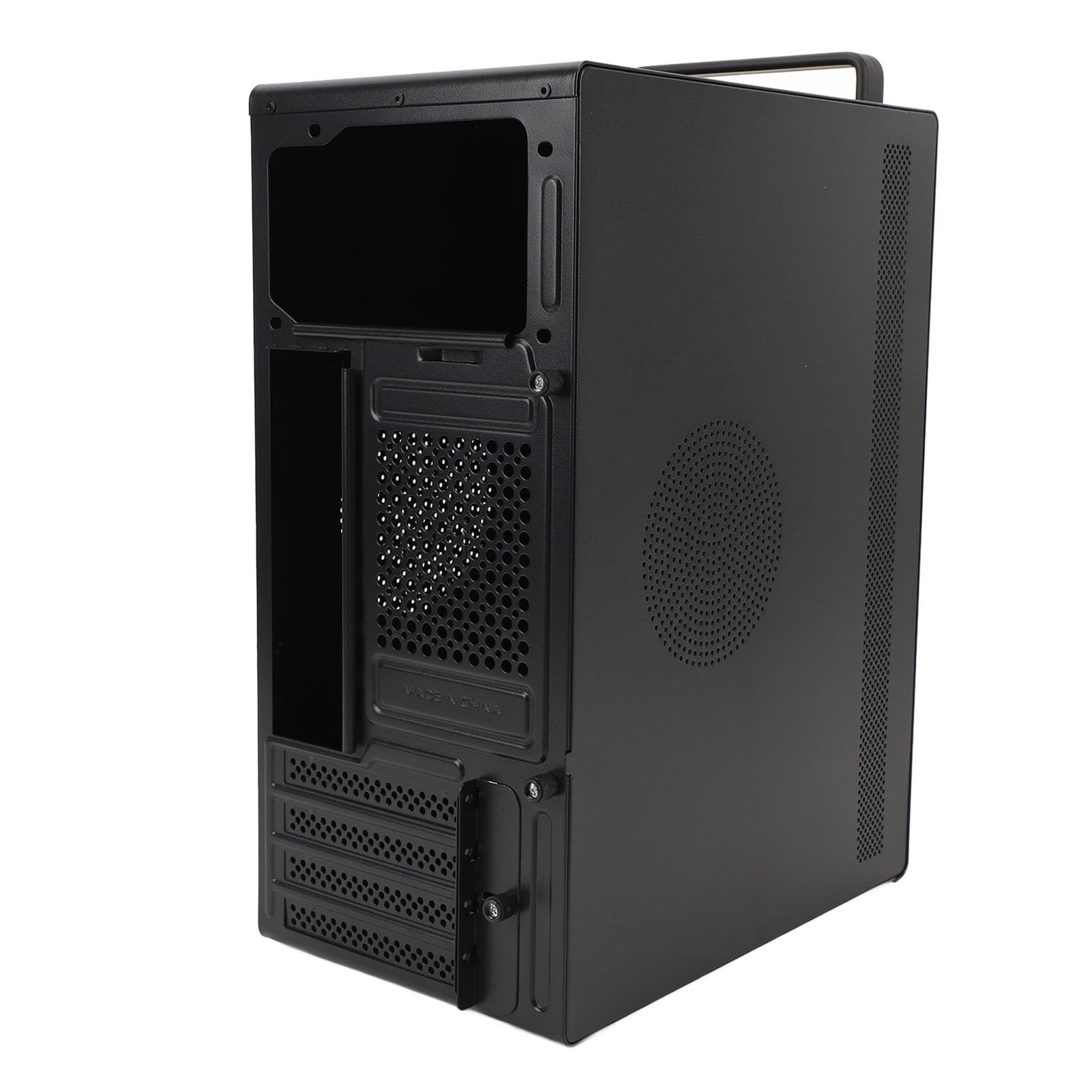 Compact Micro ATX ITX Custodia per videogiochi per PC, Desktop computer, Supporto di archiviazione SSD HDD, 4 slot di espansione PCIe, porta USB 3.0 2.0, per Gamer Home