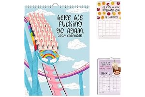 2024 Swear Calendar: Here We Fucking Go Again