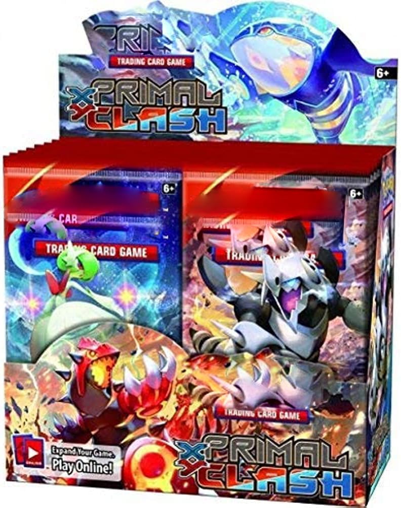Bartosz Ultimate Pockets- Masters Trading Card Collection, Board Game, 5 Booster Packs, Poke-Mone Battle Card Game for Kids, Boys, Girls and Collectors. (Primal CLAASH 5 Pack)