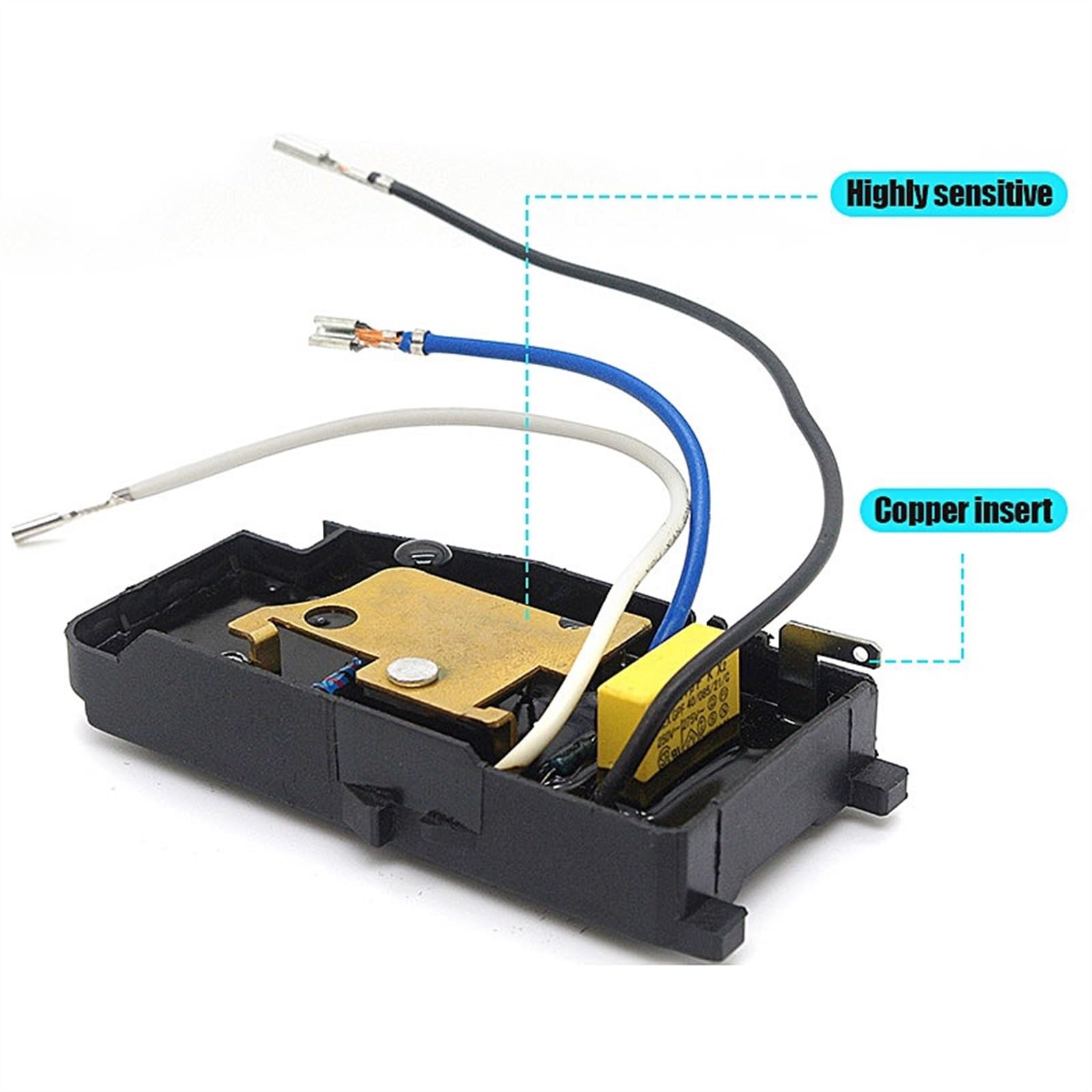 Reemplazo del interruptor de arranque suave AC220V for GWS8-115 GWS14-125 GWS14-150 repuestos for amoladora angular