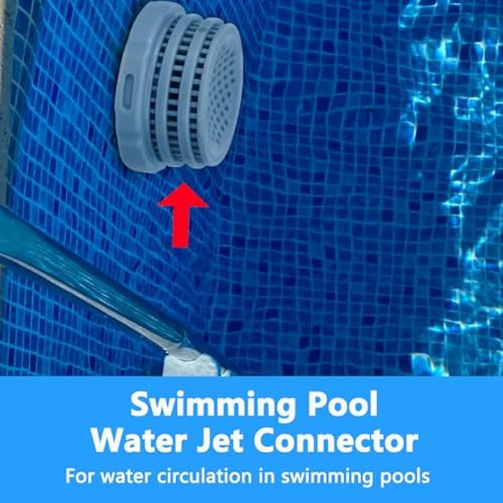 Connettori Filtro Ricambio Per Piscine Intex - Kit 11070, 11072, 12364 - 1-1/4 Per Modelli 25022E, 26005E, Adatto A Molti Modelli Fuori Terra