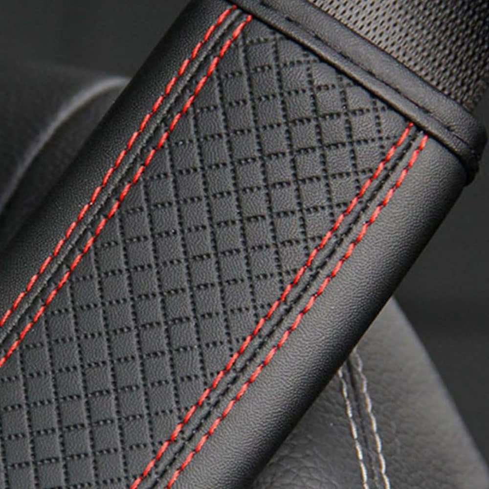 2 STUKS Autogordel Pads, voor BMW X1 E84 F48 U11 / X2 F39 / X3 E83 F25 G01 /X4 F26 G02 Lederen Gordel Cover, Comfort Schouderriem Pads Kussens Beschermende Hoezen,A