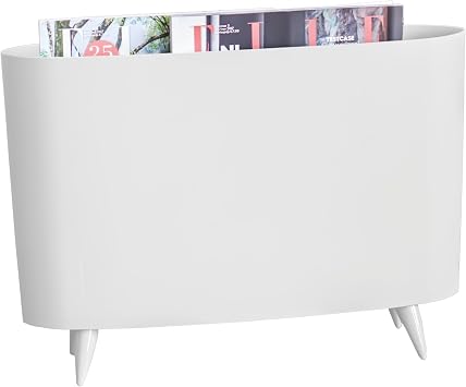 Koziol 5350525 Magazine Stack, Cotton White