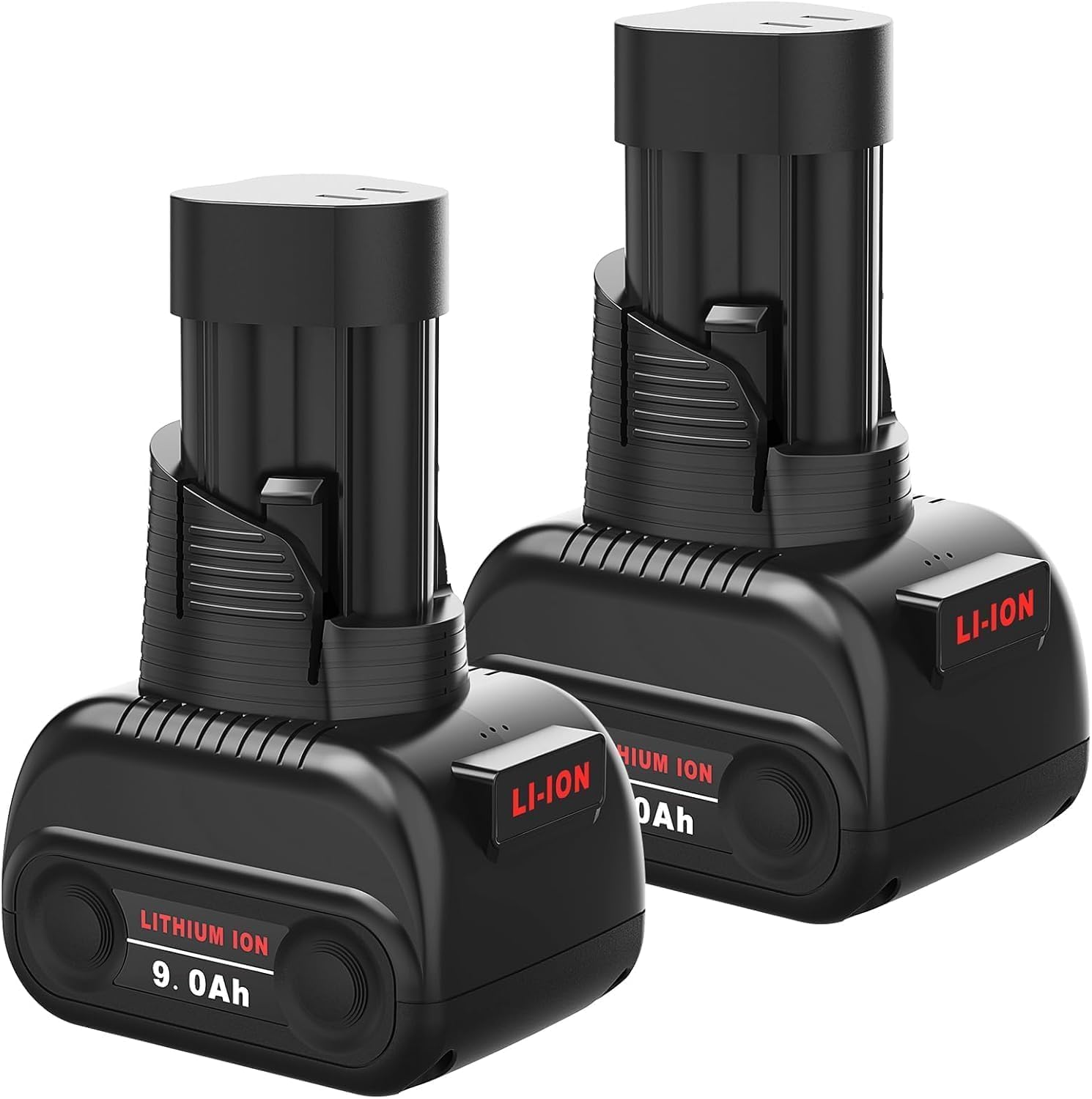 Mrupoo 2 Pack 9.0Ah Black Replacement Battery Compatible with Milwaukee M12 Battery Tools – Works with 48-11-2460, 48-11-2412, 48-11-2401 Cordless Tools