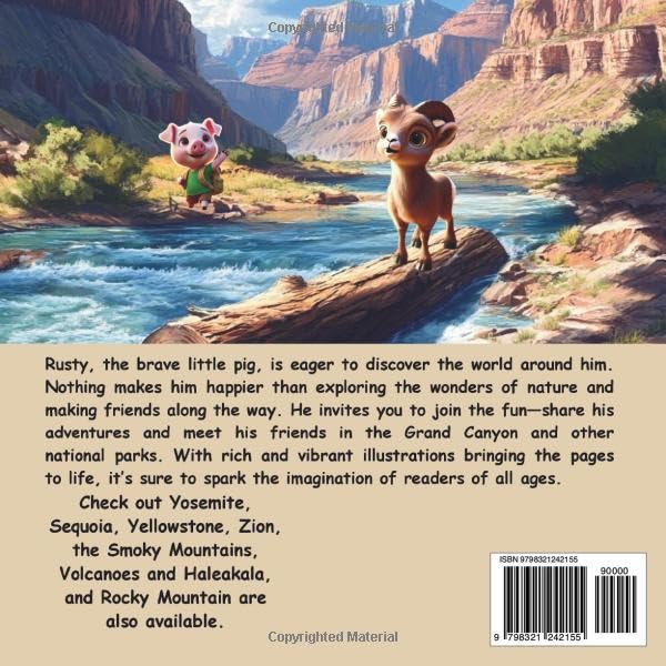 Rusty Goes Hiking, Grand Canyon: A Little Pig Explores America's National Parks (Rusty Goes Hiking, A Little Pig Explores America's National Parks) - Image 2