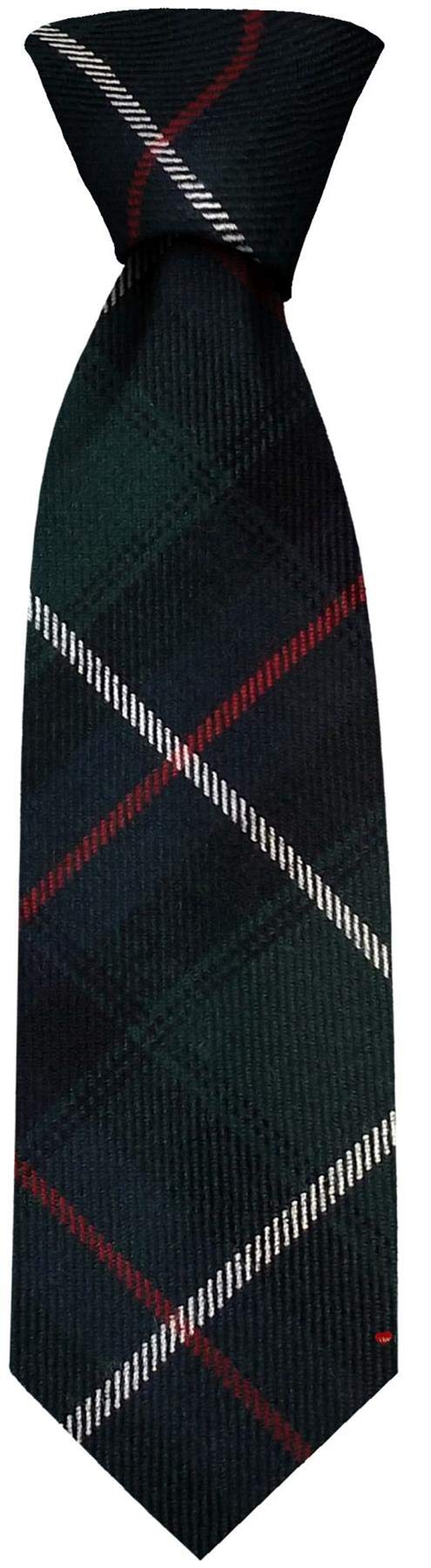I Luv Ltd Men's Macdonald Of The Isles Hunting Modern Gents Neck Tie Tartan Lightweight Scottish Clan Tie