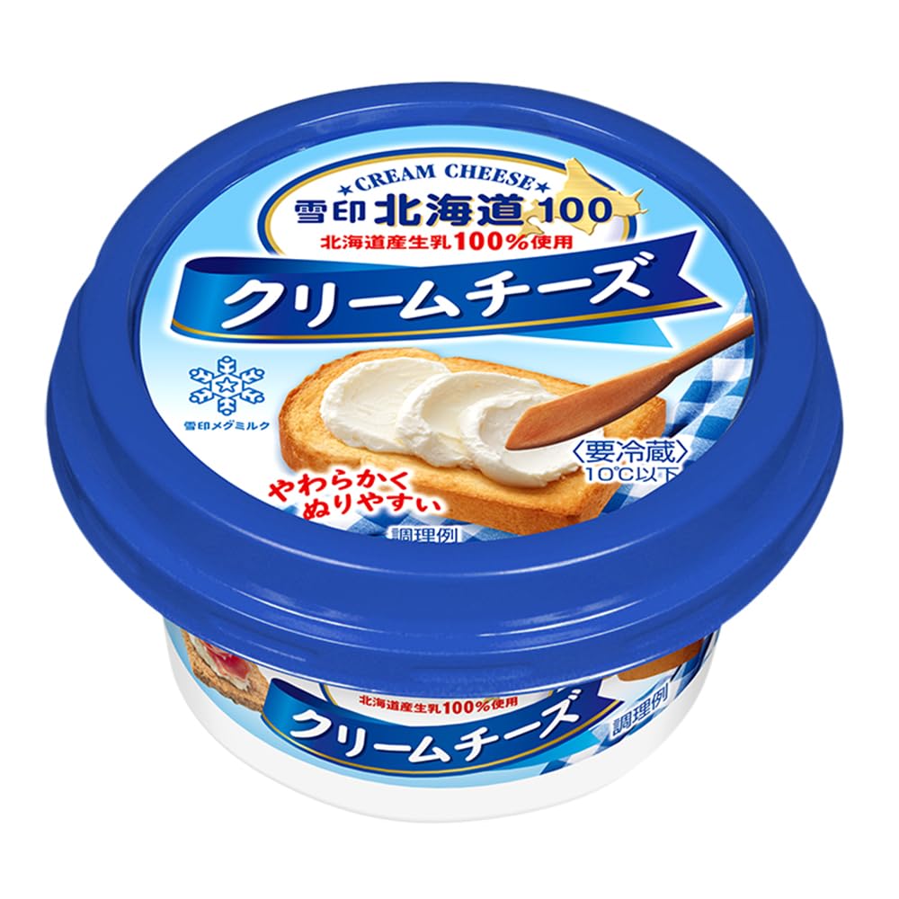 [冷蔵] 雪印メグミルク 北海道100 クリームチーズ 100g