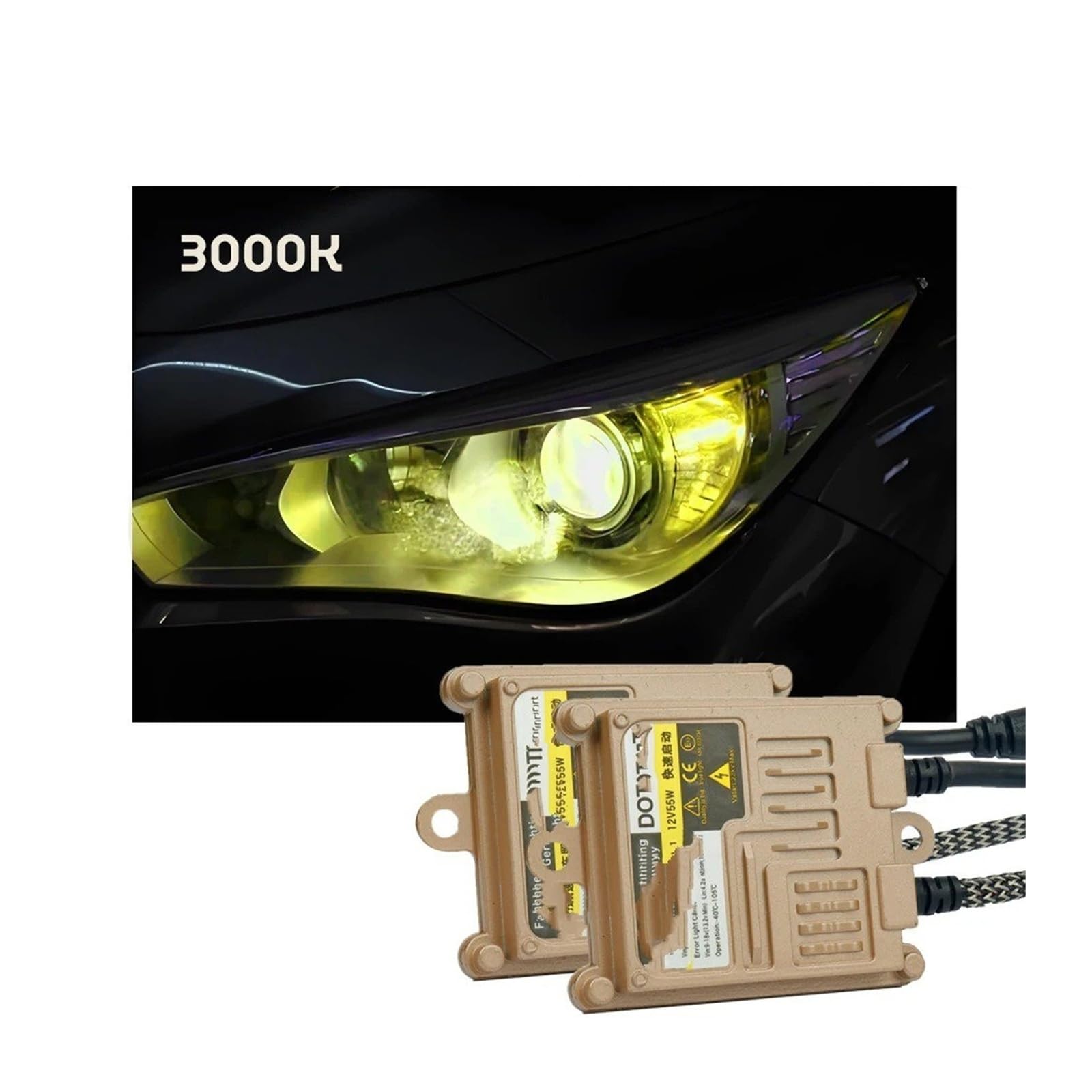 Ballast Xénon Hid H4 Bi Ballast Xénon HID Démarrage Rapide 55W KIT H1 H3 H7 H11 H27 880 9005HB3 9006HB4 Ampoules De Phares Voiture