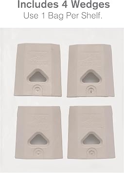 METRO MX9985 MetroMax i Industrial Plastic Shelving Wedges, Bag of 4
