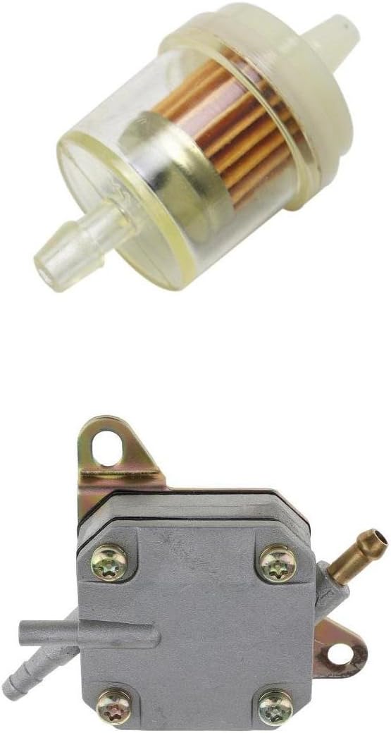 Replacement Vacuum Petrol Gasoline Fuel Pump + Filter for Kymco Motorcycle