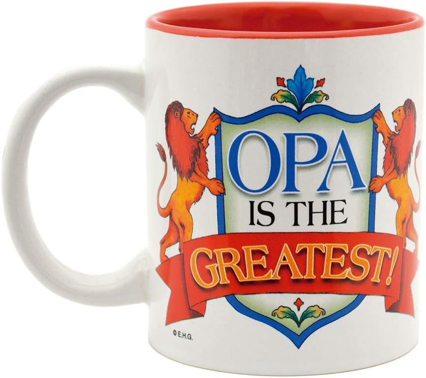 Essence of Europe Gifts E.H.G Opa is the Greatest Large Coffee Mug - 12 oz Ceramic Coffee Mug - German and Dutch Gift Idea - Great Opa Present | German Gift Outlet - Image 4