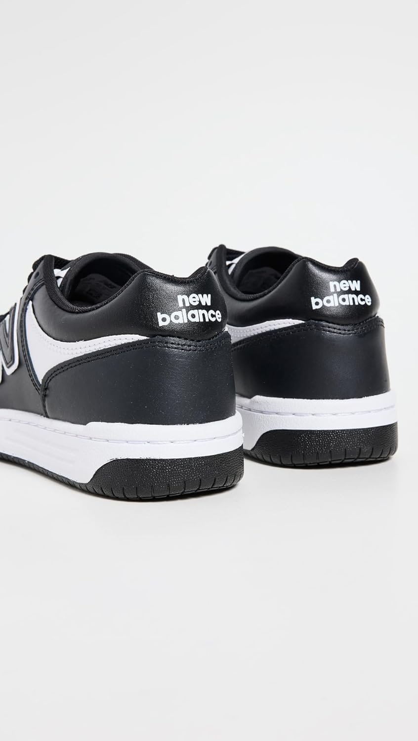 New Balance Unisex-Adult BB480 V1 Sneaker, White/Black, 6 - Image 4