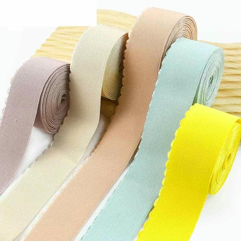 Elastyczna taśma nylonowa, Nylon Elastic Bands For Sewing 40mm Width 2-10 meters Multicolor(Yellow 40mm,10Meters)
