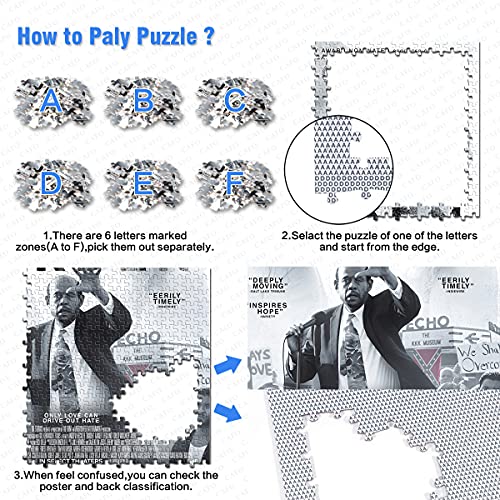 ZKSB Klassisches Puzzle Burden Mind Spiel 1000 Teile Puzzle Eine perfekte Sammlung 75x50cm – Bild 5