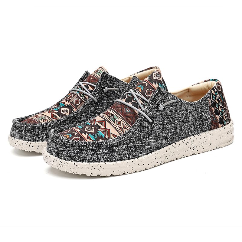 Men's Boat Shoes Casual Loafers Shoe Canvas Comfortable Slip-on Deck Footwear Male Lightweight Outdoor Bohemian