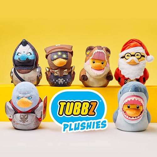 Miniatura 6 de TUBBZ Peluche de pato de goma coleccionable de Bruce, producto oficial de Jaws, juguete suave de Thriller para TV y películas