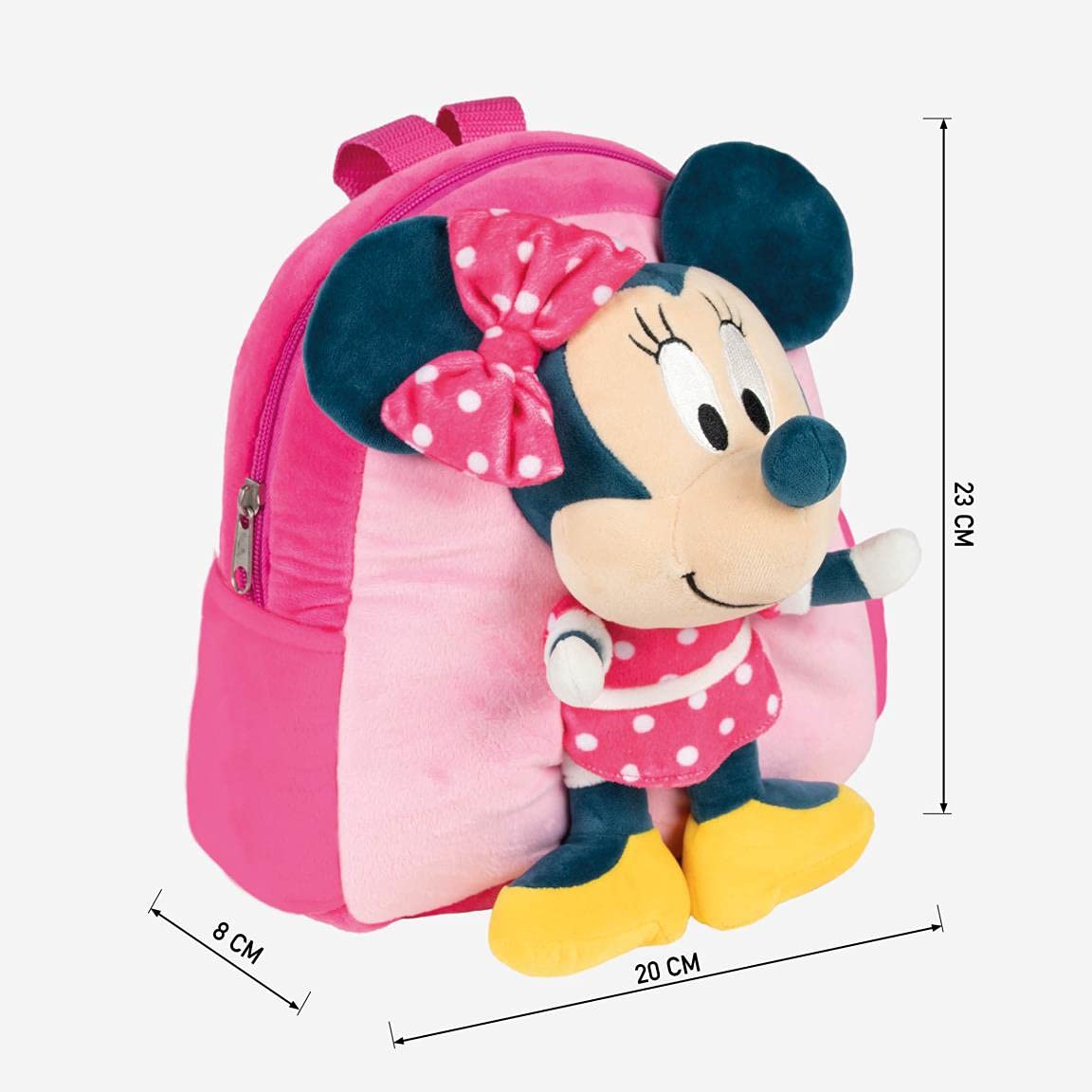 MINNIE MOUSE Cerdá Mochila guarderia con peluche, Talla única