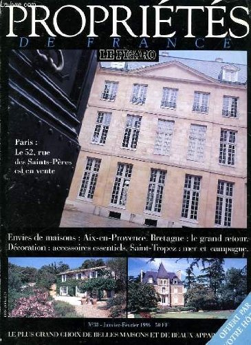 PROPRIETES DE FRANCE - N°38