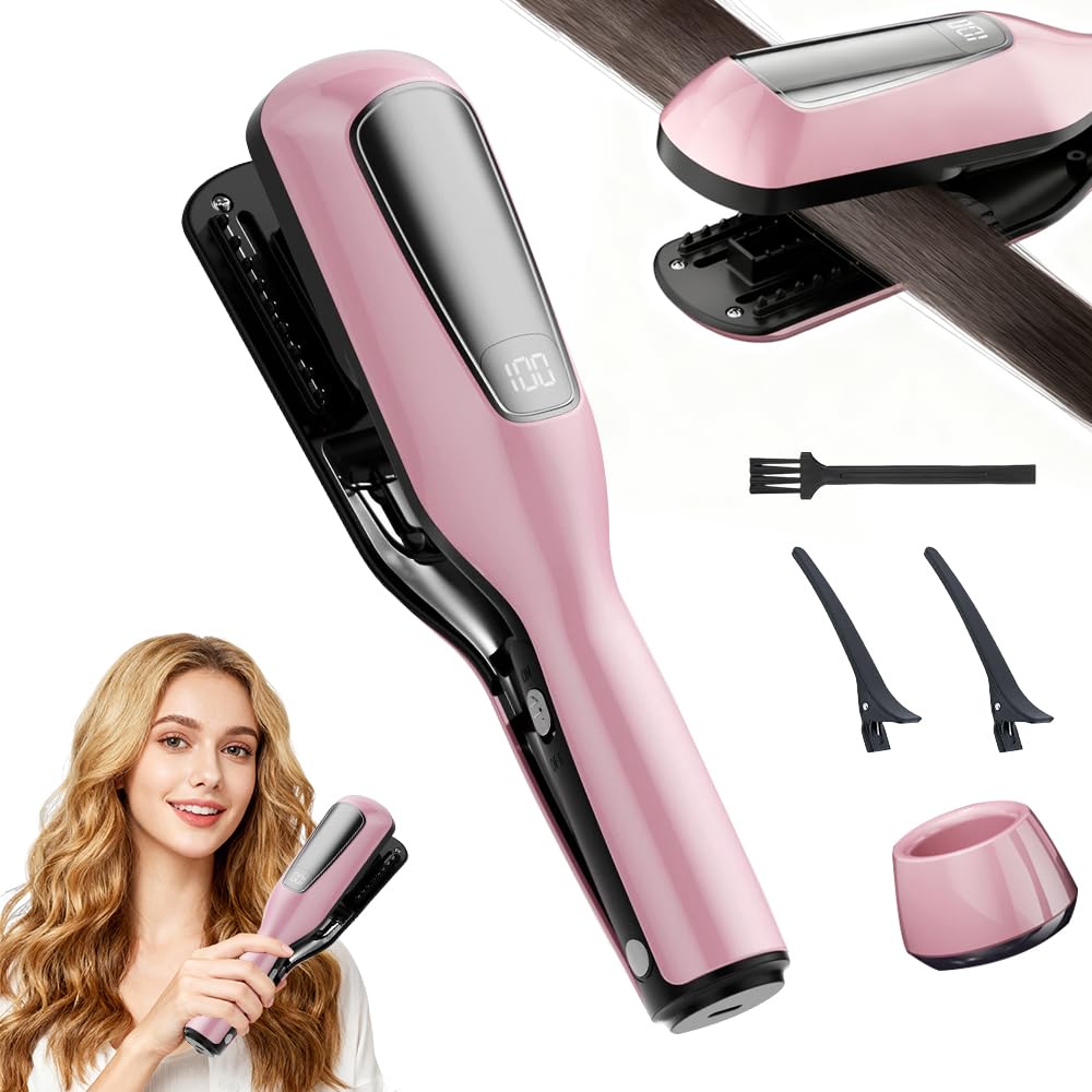 Spliss Entferner Gerät, Kabelloser Tragbarer Splissentferner, Effektiv Split Ends Hair Trimmer, Spliss Trimmer mit Negativ Ionen Haarpflege und Leistungsanzeige, Splizzentferner für Haare