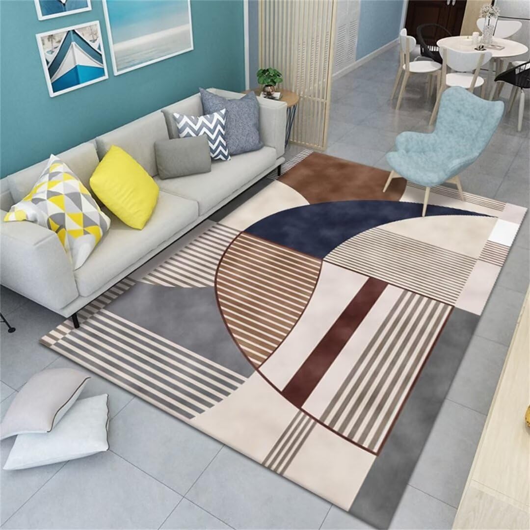 Tapis de décoration de ligne de conception géométrique