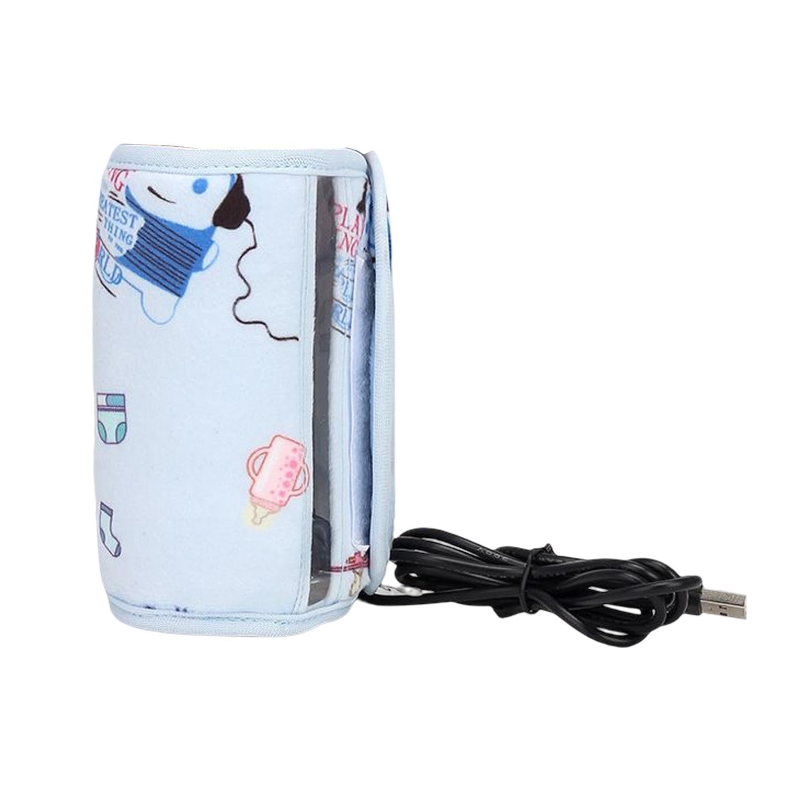 Baby Bottle Warmer Adjustable Range Night Feeding USB for Trip Home Blue| & Food Warmers| |Baby-image-28