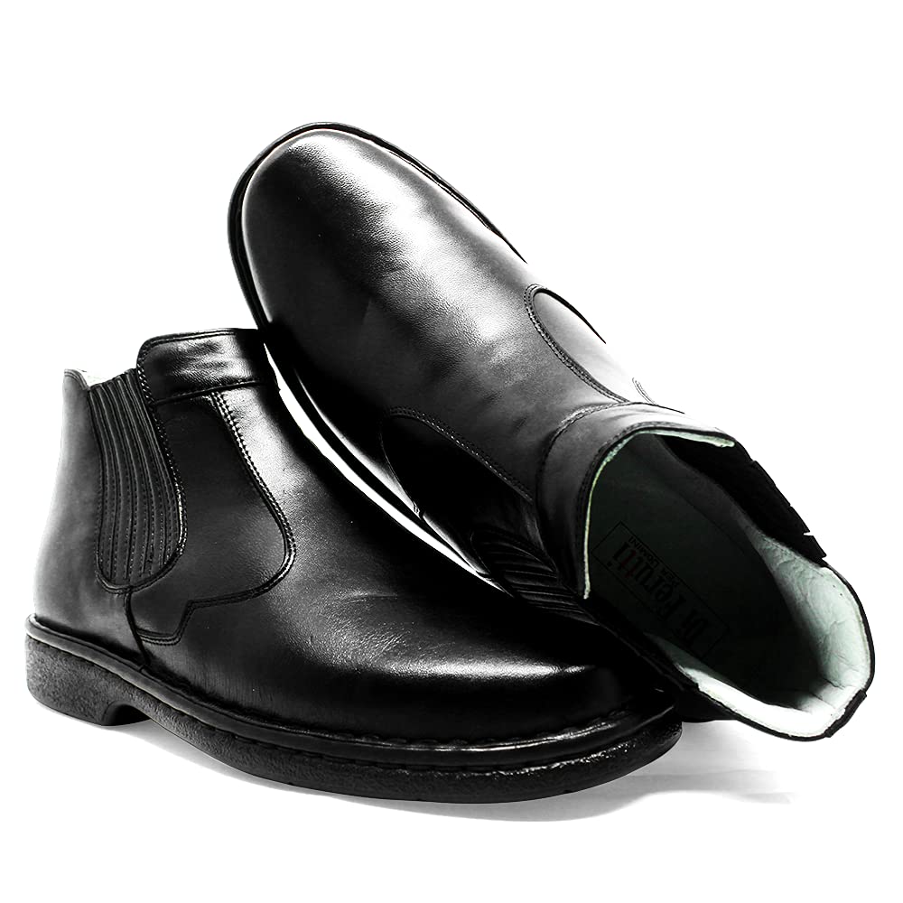 Bota Social Ortopédica Conforto Em Couro Com Amortecedor 351 em promoção! Veja a oferta e mais achadinhos de Botas & Coturnos Masculinos 3 Hoje é o melhor dia para comprar Bota Social Ortopédica Conforto Em Couro Com Amortecedor 351 com aquele preço maroto! Promoção! Aproveite a oferta! 3