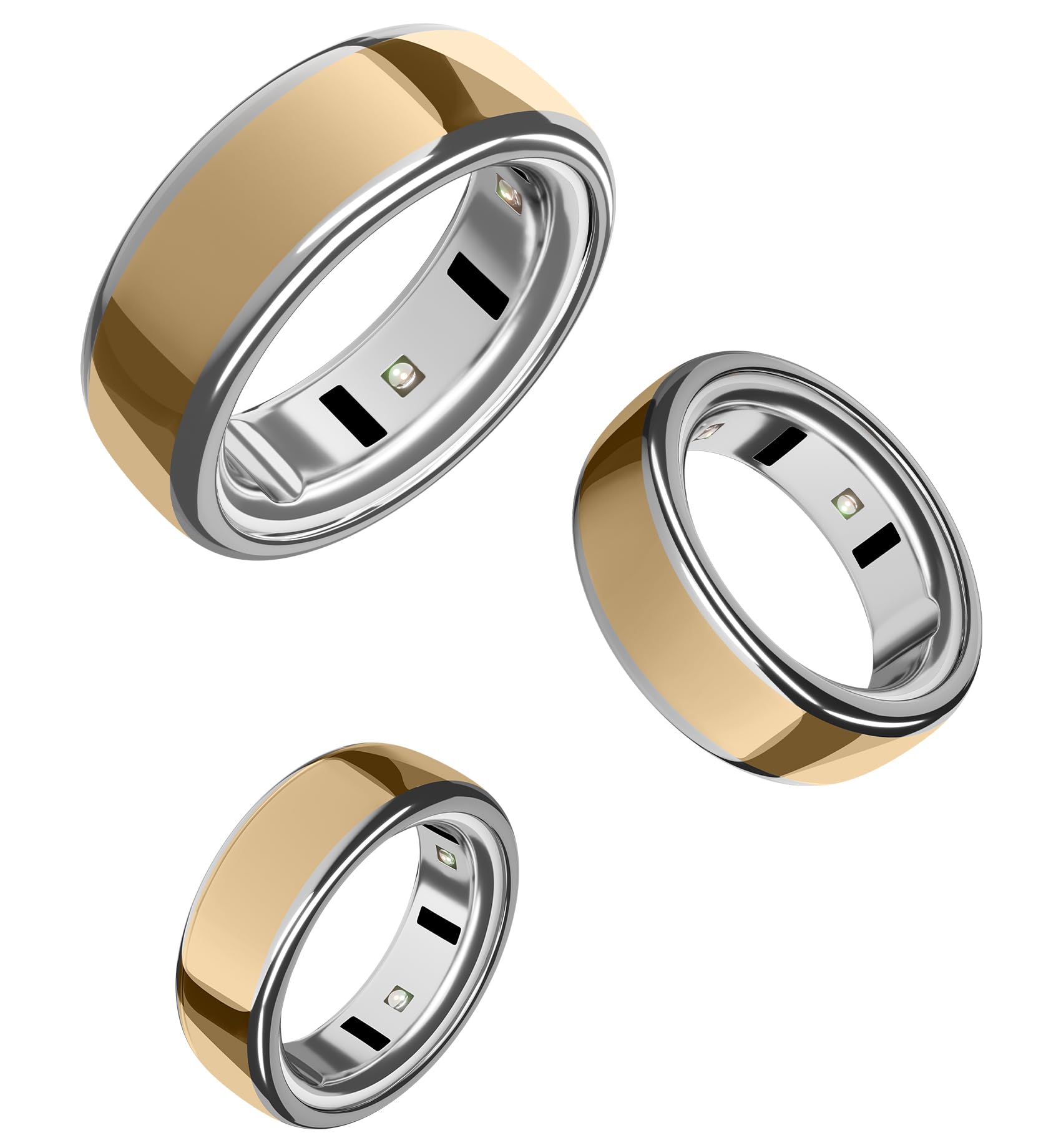 SURITCH 3-pak etui pierścieniowe do Oura Ring 4 & Oura Ring Gen 3 Horizon/Heritage, ultracienkie, odporne na żółknięcie, przezroczyste etui z TPU do Oura rozmiar 6, wsparcie ładowania z pokrywą