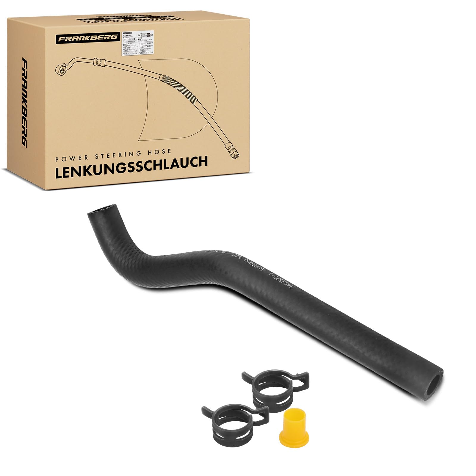 Frankberg Manguera de dirección asistida Compatible con Serie 3 Cabrio E36 320i 323i 328i Serie 3 Compact E36 323 Ti Z3 Roadste.r E36 2.8i Serie 3 Touring E36 Serie 3 Coupé E36 32411093460