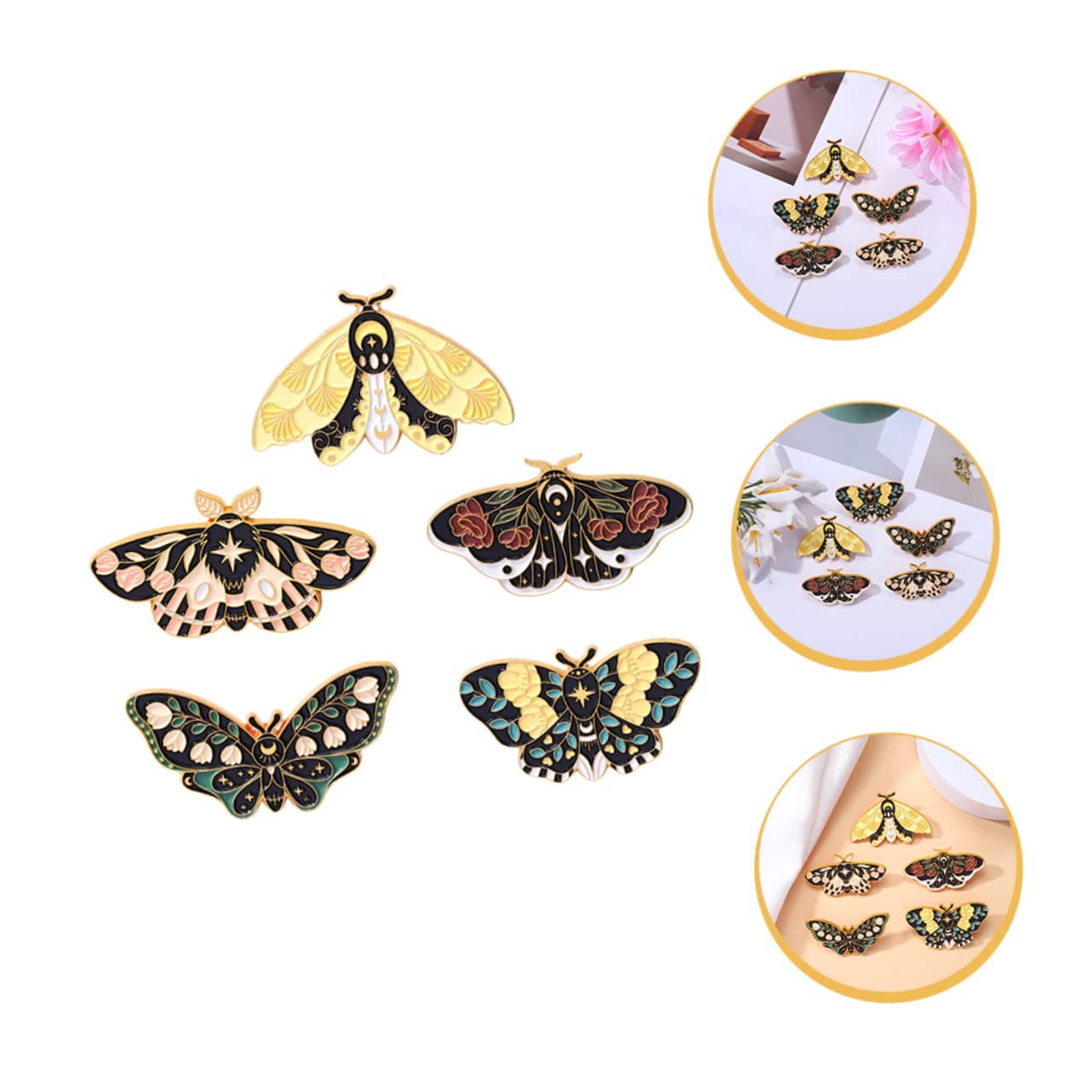 25stücke Teiliges Set Bunte Emaille-anstecknadeln Retro Schmetterlings Broschen Für Kleidung Taschen Und Dekoration Für Persönliche Akzente Und