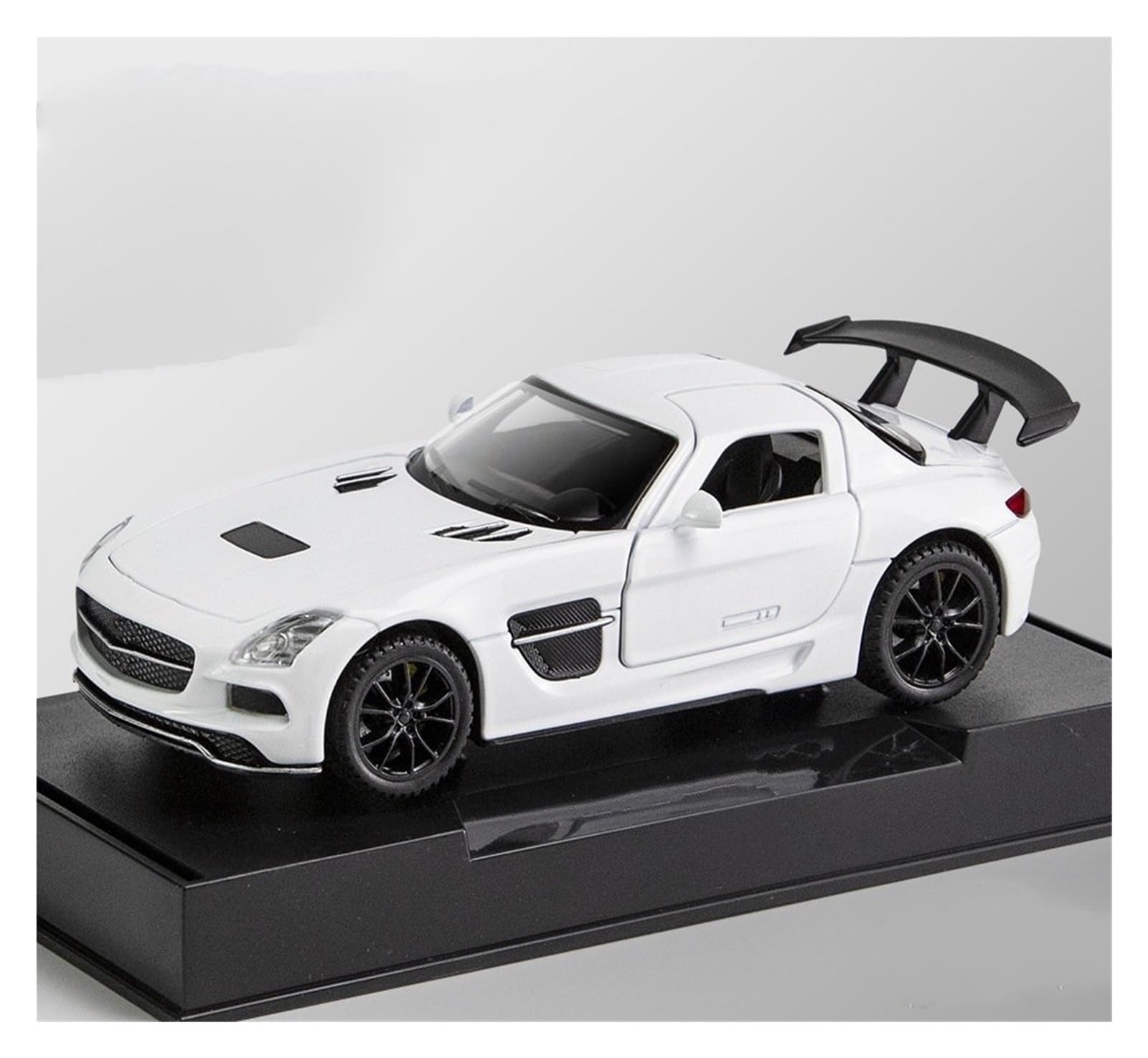 BANKOTO Diecast Car 1:32 For Benz For SLS Alloy Diecasts Car Model Collection Collectible(White)