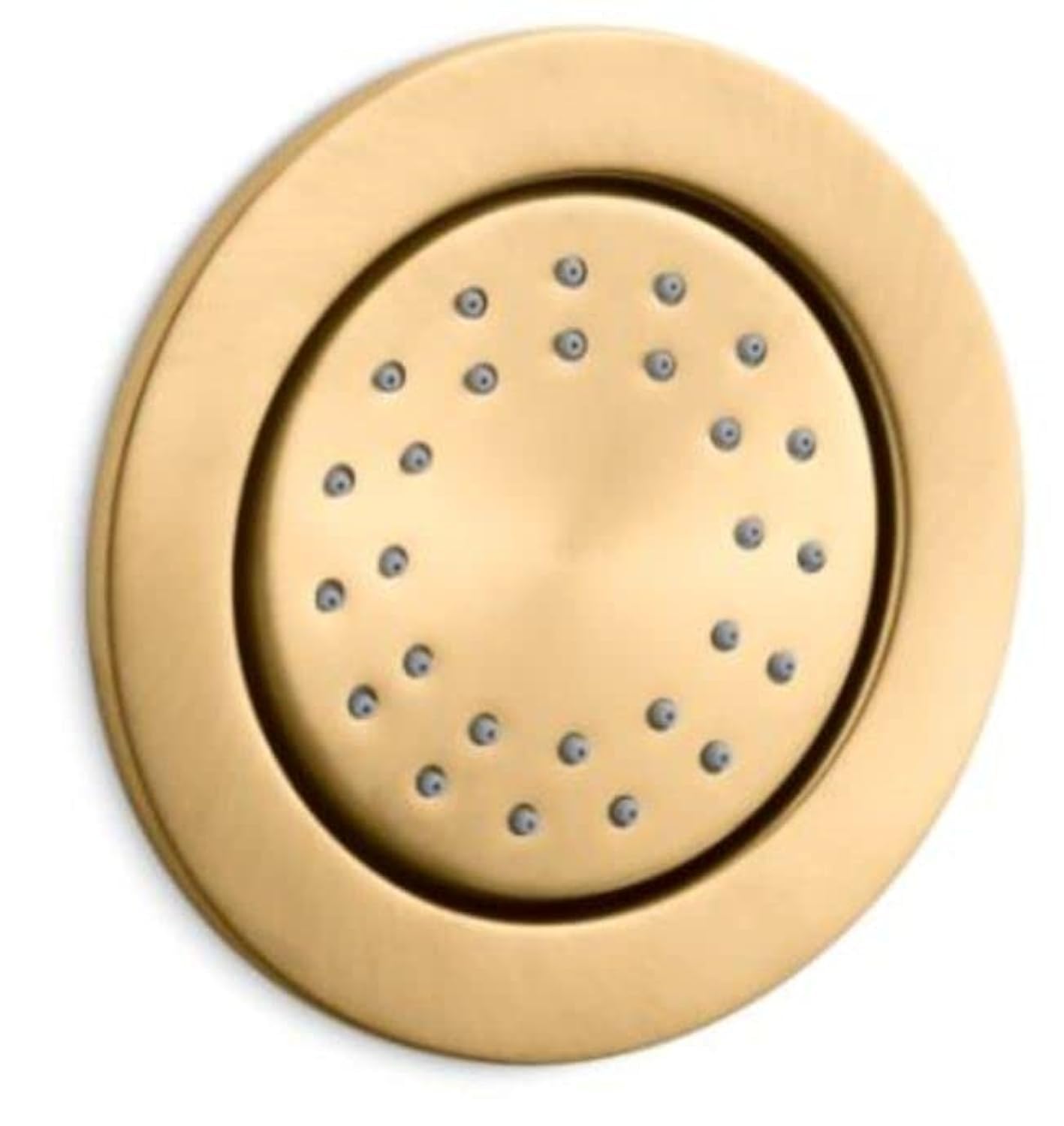 Kohler, 77119-2MB, WaterTile Single Function Round Metal Body Spray with MasterClean Technology, Vibrant Brushed Moderne Brass