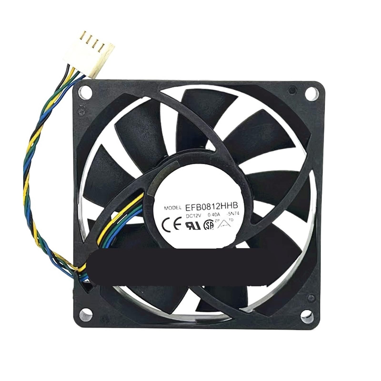 Evite el sobrecalentamiento con el ventilador de refrigeración EFB0812HHB de 12 V CC y 0,40 A