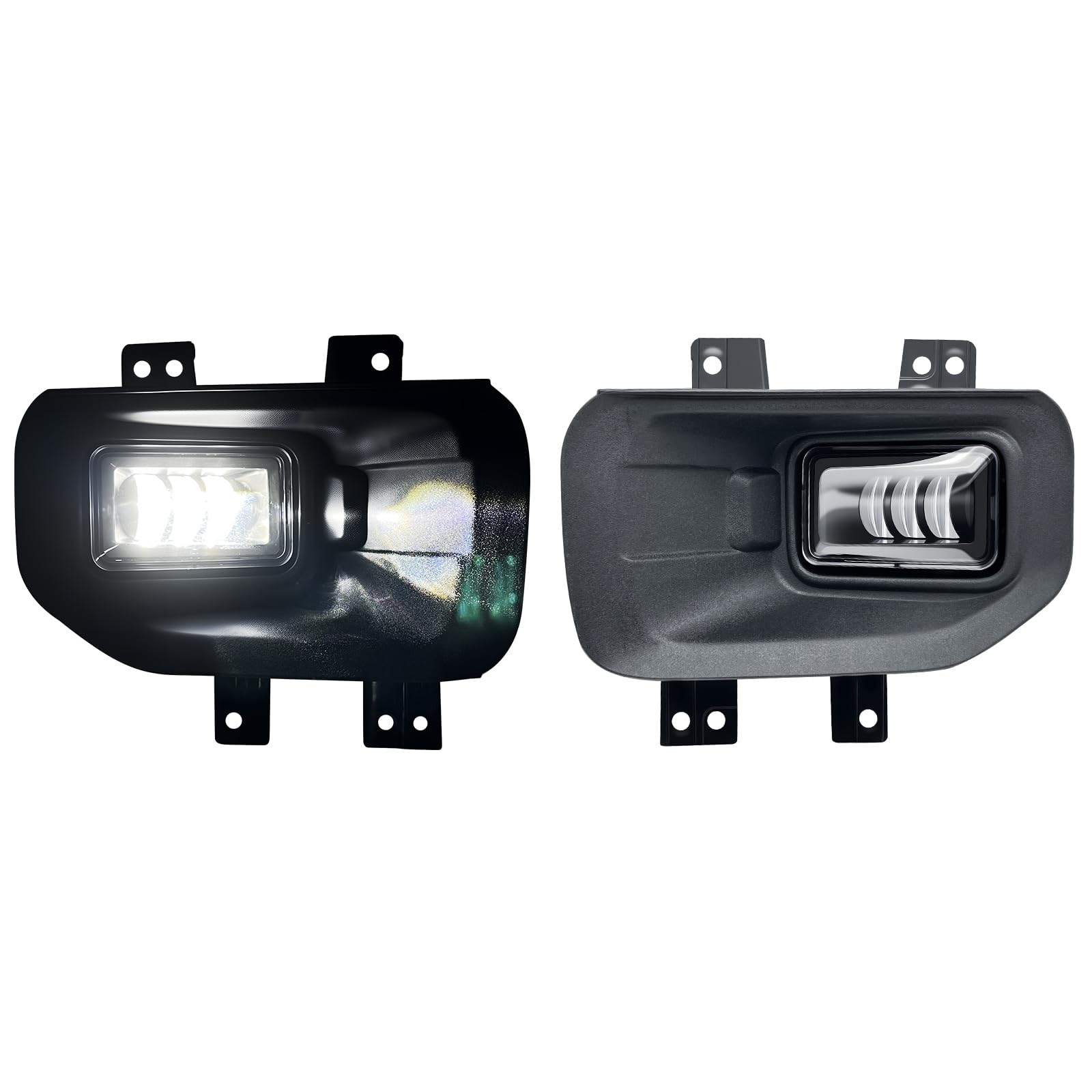 Fog Lights Compatible with 1999-2002 Chevy Silverado 1500 2500/2001 2002 Silverado 1500HD 2500HD 3500/2000-2006 Tahoe Suburban 1500 2500(Clear Lens) — view 33