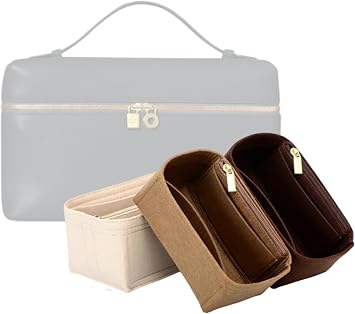 Bag Organizer for Loro Piana Extra Pocket Pouch L27 27L x 16H x 10D cm Brown, Style C