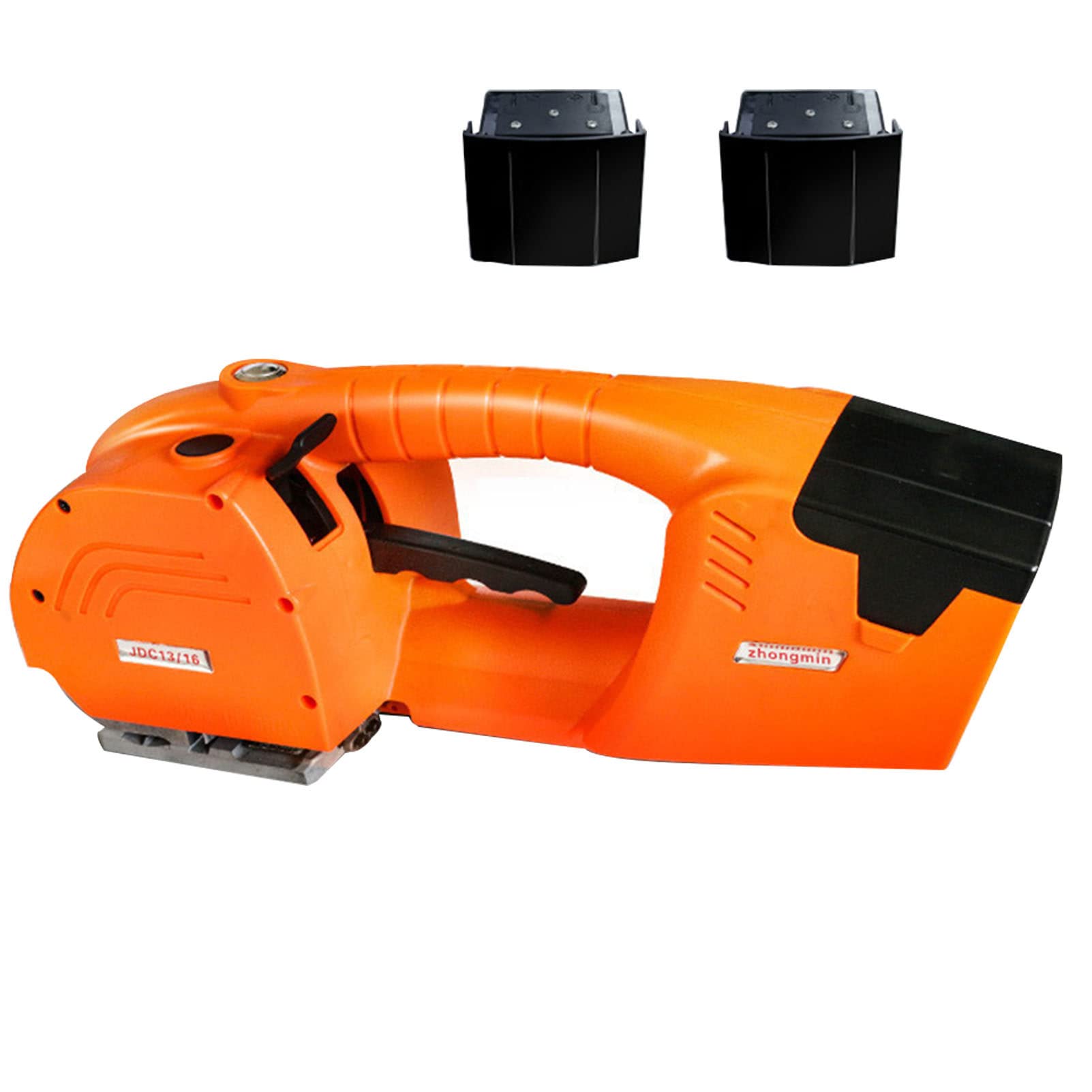Machine de cerclage électrique pour feuillard PP Pet Outil de cerclage Automatique avec Batterie 2x6000mAh Outils de cerclage à Main pour l'emballage Plastique Tendeur de feuillard
