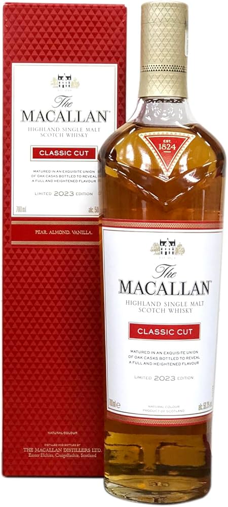 K*0様 まとめ売り可 未開封 ザ マッカラン クラシック カット 2023エデ Amazon.co.jp: ザ マッカラン クラシックカット 2023 50.3% 700ml