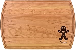 Personalized Gingerbread Man Cutting Board | Holiday Charcuterie Board | Unique Christmas Gift