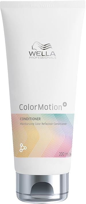 Wella Professionals ColorMotion+ Farbschutz Conditioner – glättender Deep Conditioner für gefärbtes Haar – pflegende Haarspülung mit WellaPlex Strukturfestiger für Glanz und Widerstandskraft – 200 ml