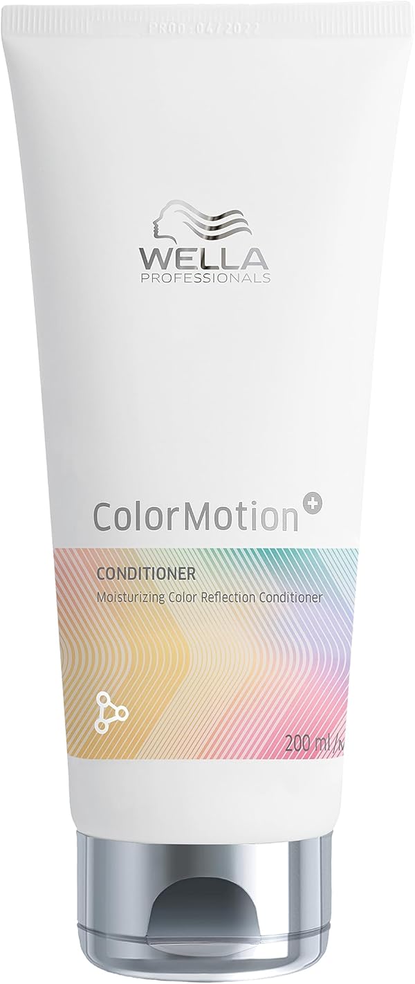 Wella Professionals ColorMotion+ Farbschutz Conditioner – glättender Deep Conditioner für gefärbtes Haar – pflegende Haarspülung mit WellaPlex Strukturfestiger für Glanz und Widerstandskraft – 200 ml